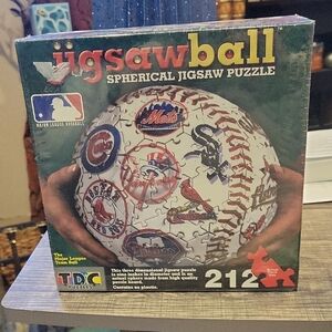 Jigsawball Spherical Jigsaw Puzzle,Major League Baseball,New In Box!